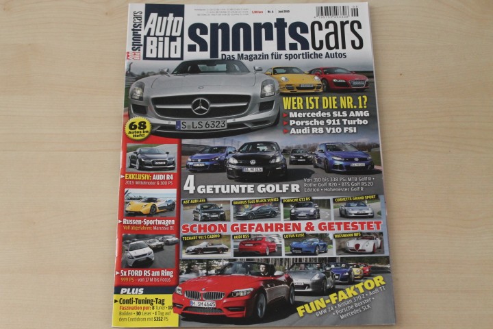 Deckblatt Auto Bild Sportscars (06/2010)